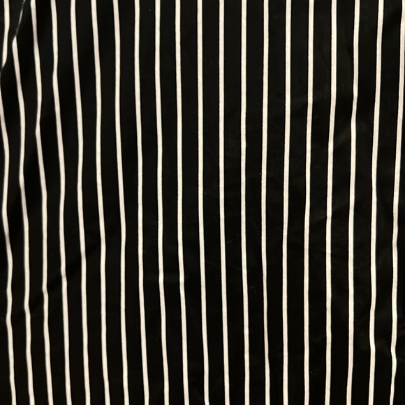 Black and White pin stripe button down - Picture 2 of 5